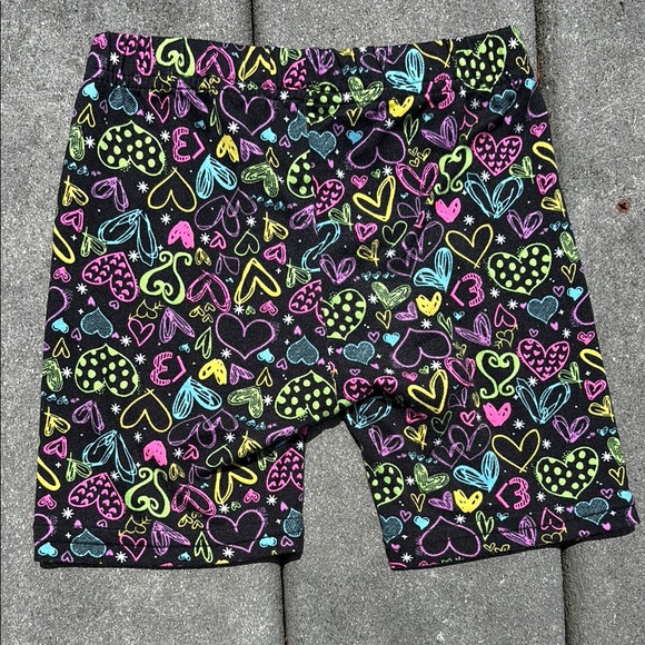 Joyce Concept Girl’s Black Dress, Matching Shorts, Hearts, Flowy, Soft, Size 4 - Picture 16 of 17